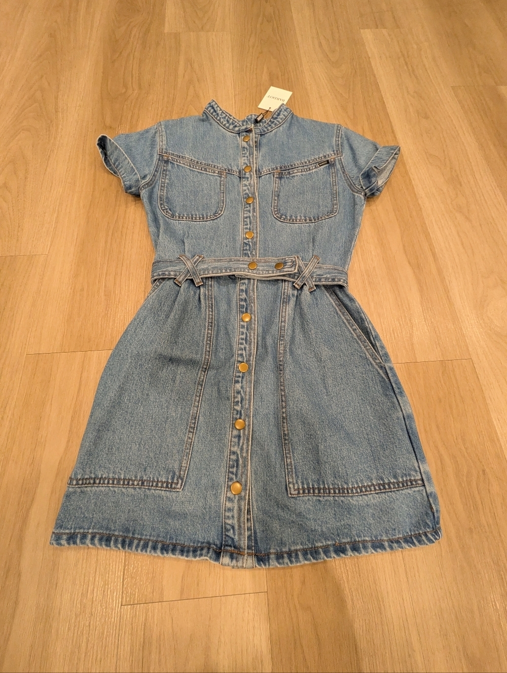 Bardot NWT Structured Denim Dress Size 8